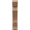 Ekena Millwork 8-in W x 38-in D x 38-in H Balboa Slat Rough Cedar Woodgrain TimberThane Outlooker, Primed Tan OUTUR080X38X38BOA24RCPR - alternate 5